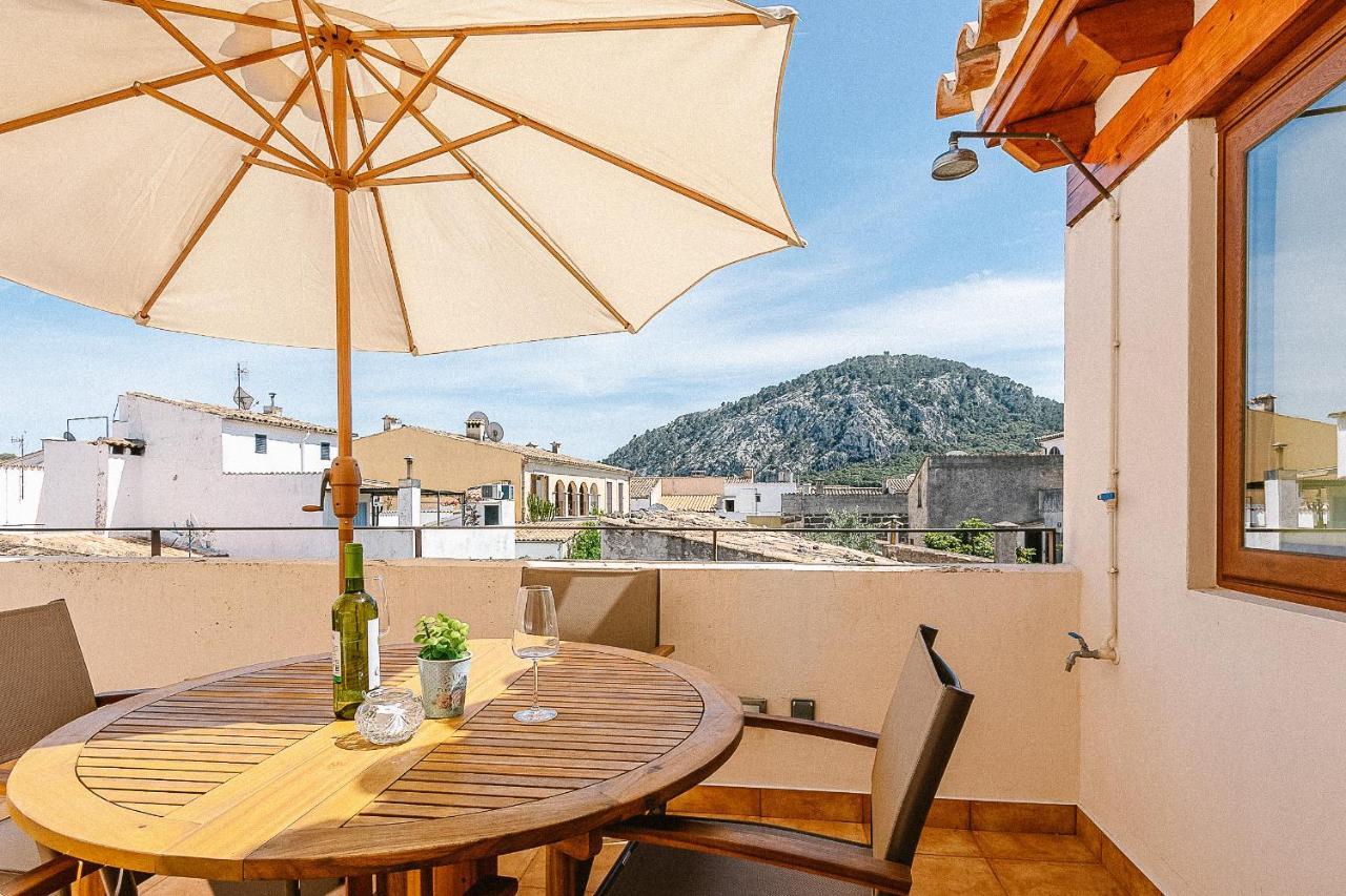 Townhouse With Puig De Maria View By 360 Semesterbostad Pollença
